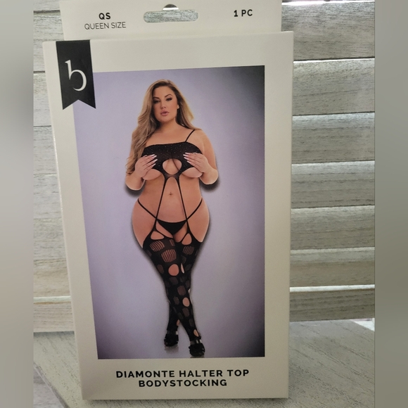 BACI BODYSTOCKING BLACK PATTERNED 50008-11 main image 1